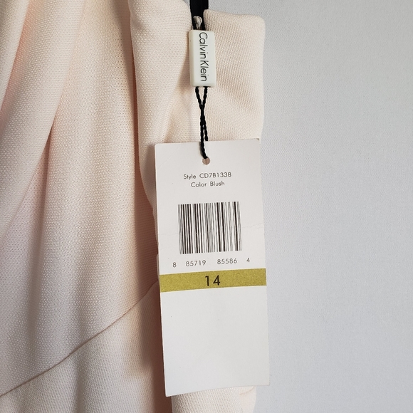 New Floor Length Sleeveless Calvin Klein Gown - Picture 8 of 12